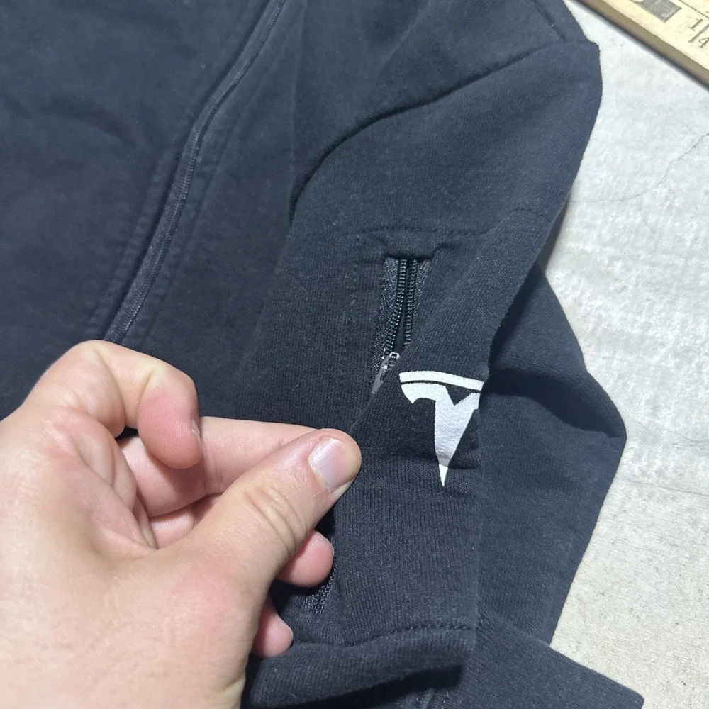 Tesla Cyberquad Bomber Zip Up Jacket For Kids SZ 3T CYBERTRUCK Optimus Elon
